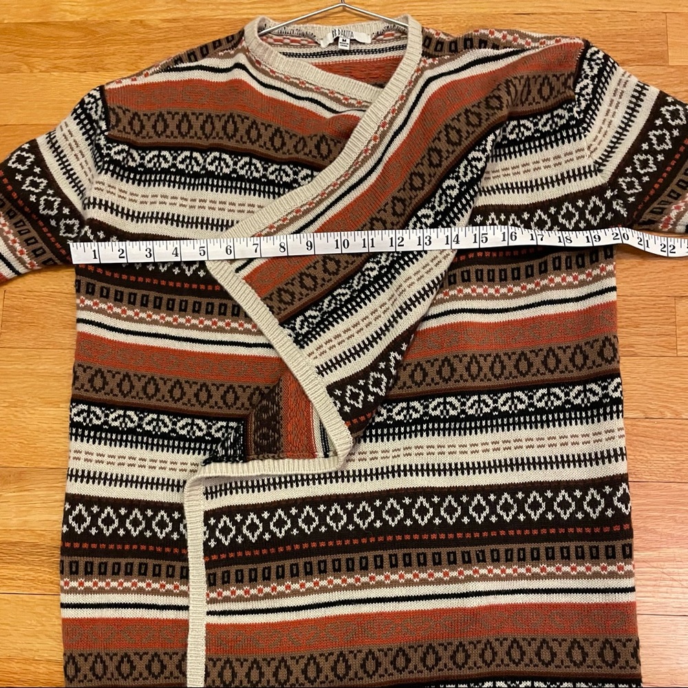 Bb Dakota Aztec Boho Pattern Long Open Front Card… - image 5